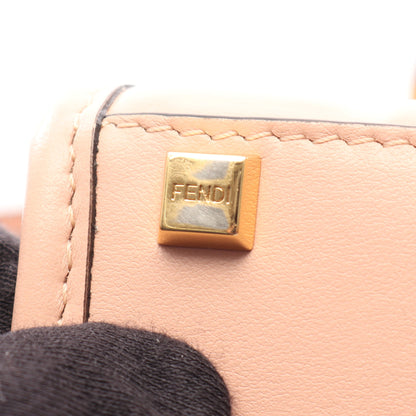 サンシャインショッパー ミニ 2WAY ハンドバッグ レザー ピンク フェンディ バッグ FENDI