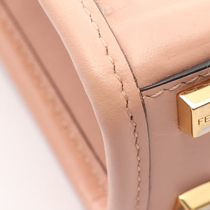 サンシャインショッパー ミニ 2WAY ハンドバッグ レザー ピンク フェンディ バッグ FENDI