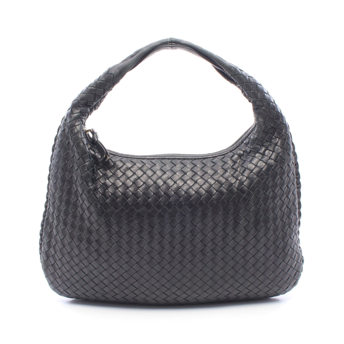 ヴェネタバッグ イントレチャート ワンショルダーバッグ レザー ブラック ボッテガヴェネタ バッグ BOTTEGA VENETA