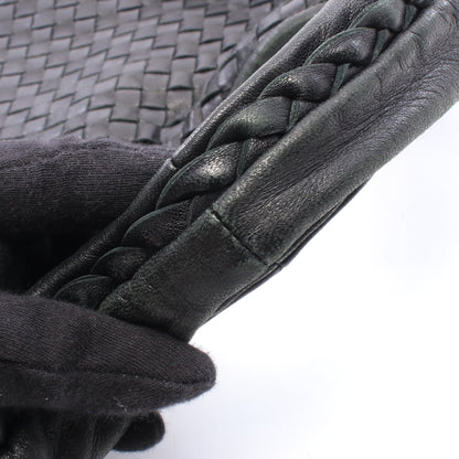 ヴェネタバッグ イントレチャート ワンショルダーバッグ レザー ブラック ボッテガヴェネタ バッグ BOTTEGA VENETA