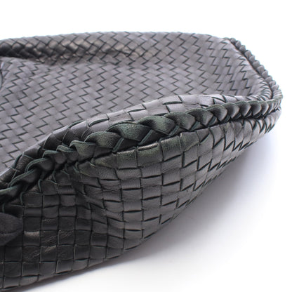 ヴェネタバッグ イントレチャート ワンショルダーバッグ レザー ブラック ボッテガヴェネタ バッグ BOTTEGA VENETA