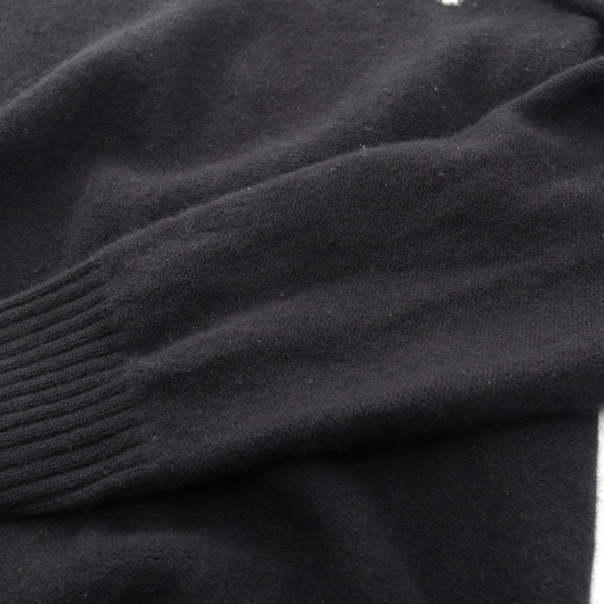 GENIUS 2 MONCLER 1952 ロゴ ニット ウール カシミヤ ブラック モンクレール
