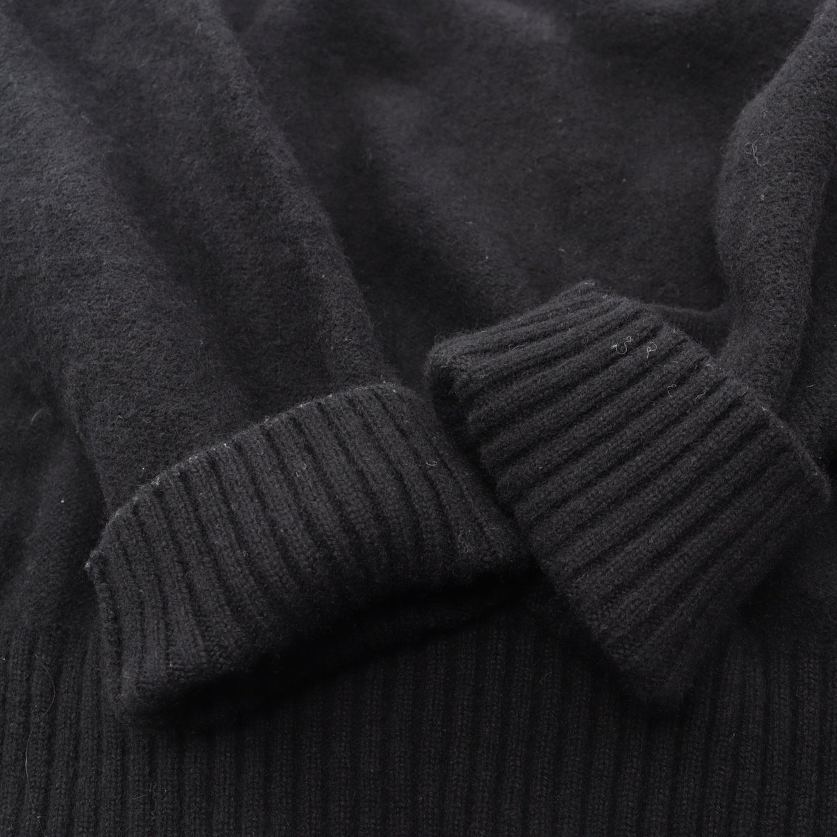 GENIUS 2 MONCLER 1952 ロゴ ニット ウール カシミヤ ブラック モンクレール