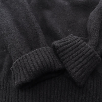 GENIUS 2 MONCLER 1952 ロゴ ニット ウール カシミヤ ブラック モンクレール