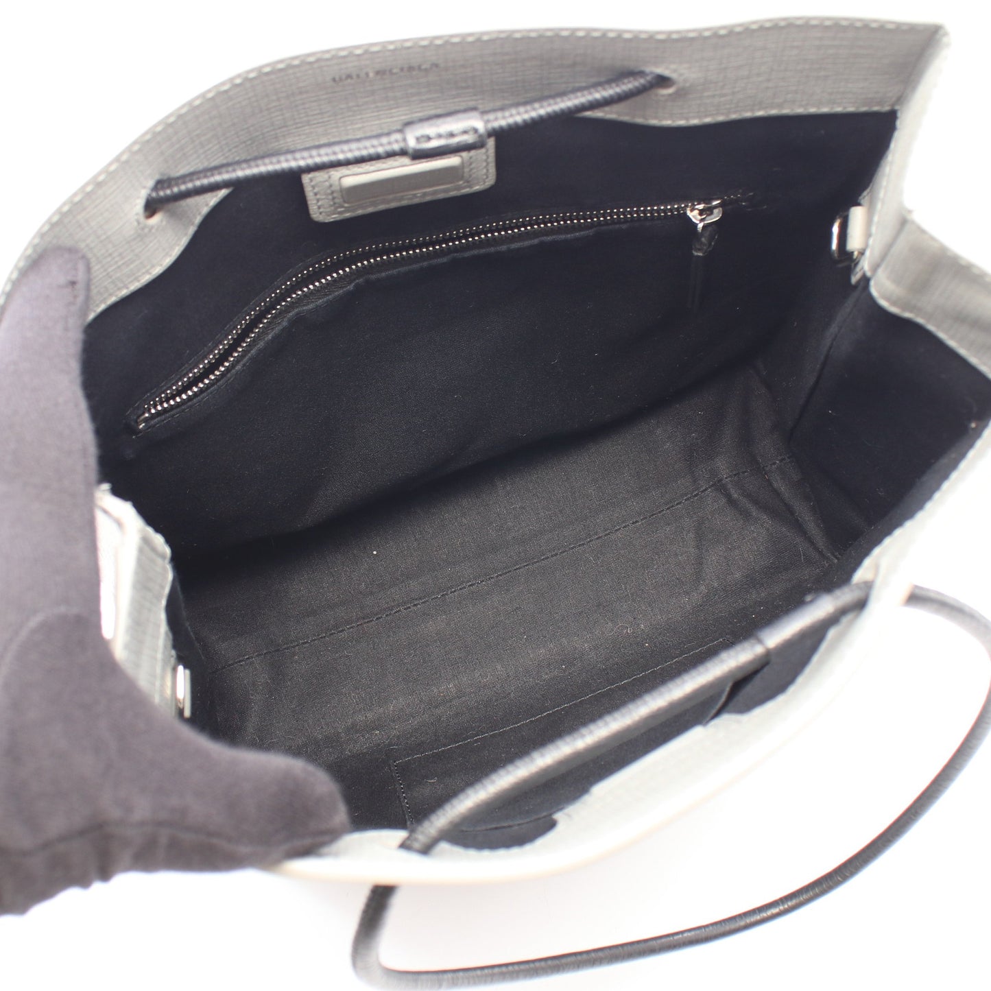 SHOPPING TOTE BAG S ショッピングトートS ハンドバッグ トートバッグ レザー グレー ブラック バレンシアガ