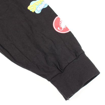 Supreme xSpongeBob 長袖Tシャツ コットン ブラック シュプリーム トップス Supreme