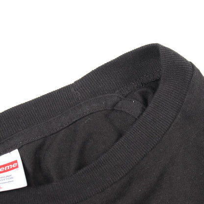 Supreme xSpongeBob 長袖Tシャツ コットン ブラック シュプリーム トップス Supreme