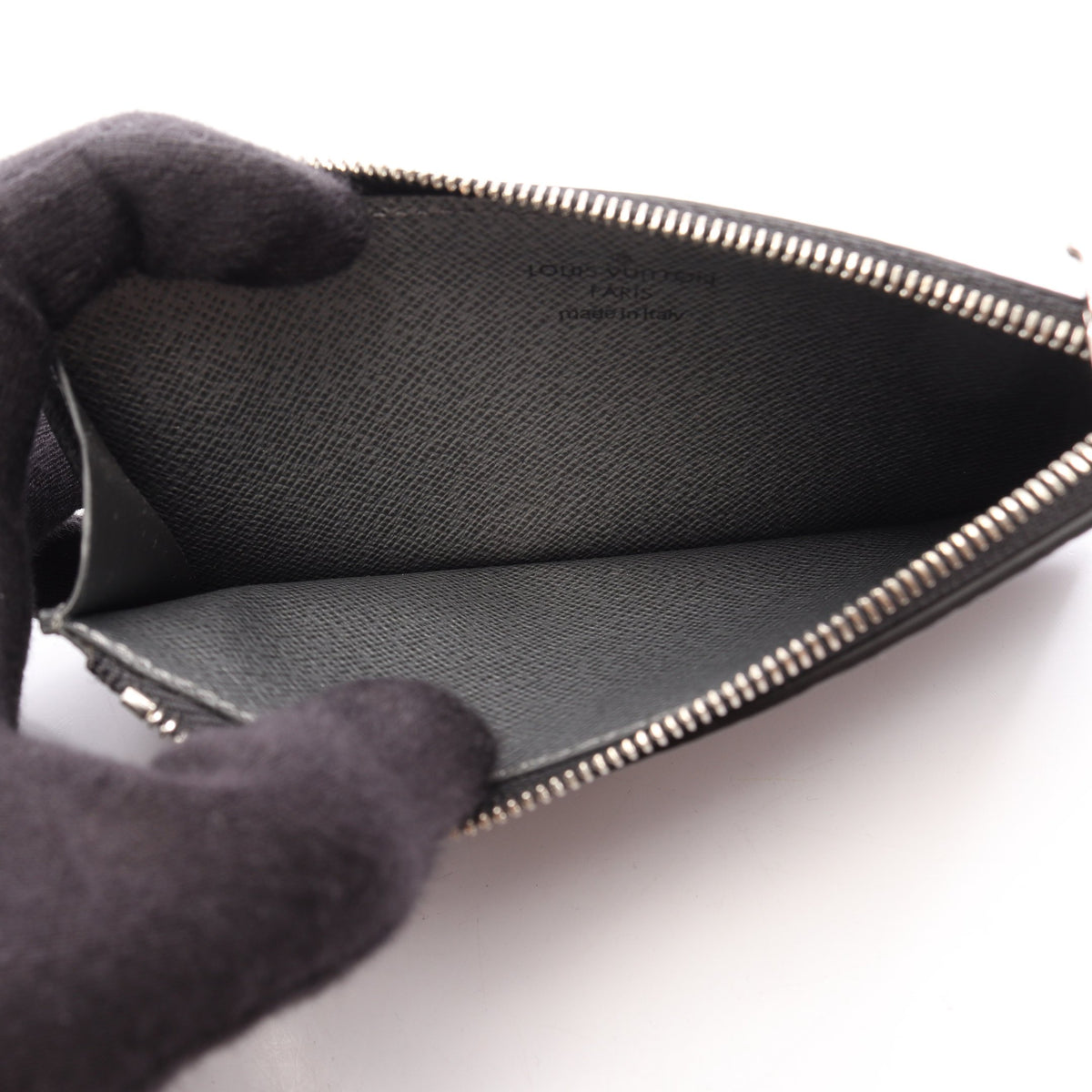 コインカードホルダー タイガラマ コインケース PVC レザー シルバー ルイヴィトン 財布・小物 LOUIS VUITTON