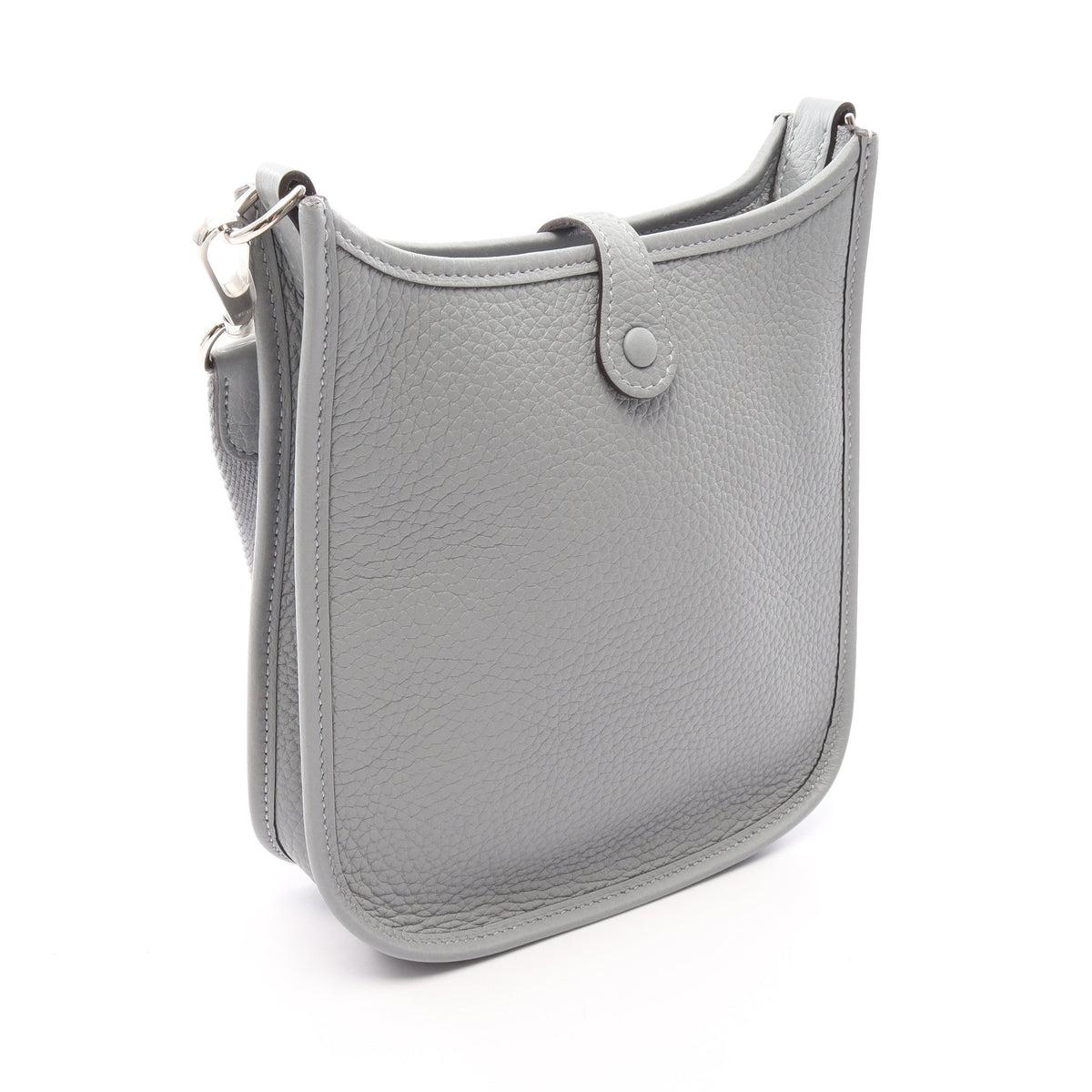 エヴリンアマゾンTPM グリパンタン ショルダーバッグ トリヨンクレマンス グレー シルバー金具 G刻印 エルメス バッグ HERMES