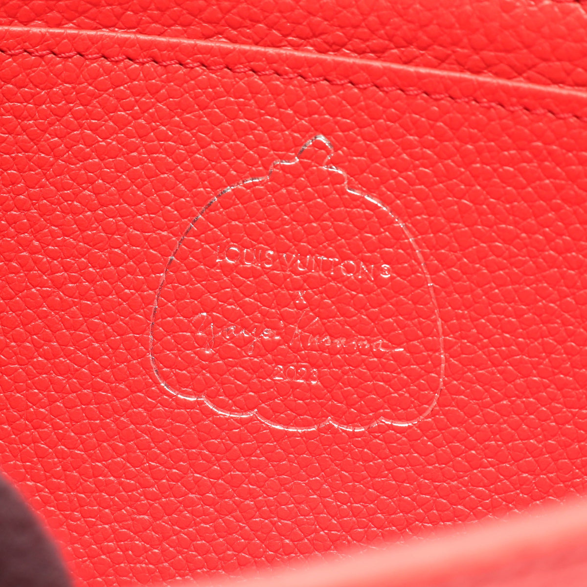 LV × YK ポルトフォイユ サラ 二つ折り長財布 レザー レッド ホワイト ルイヴィトン 財布・小物 LOUIS VUITTON