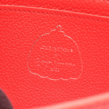 LV × YK ポルトフォイユ サラ 二つ折り長財布 レザー レッド ホワイト ルイヴィトン 財布・小物 LOUIS VUITTON