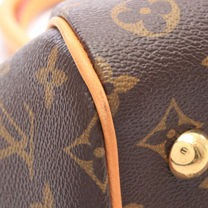 ティヴォリPM モノグラム ハンドバッグ PVC レザー ブラウン ルイヴィトン バッグ LOUIS VUITTON