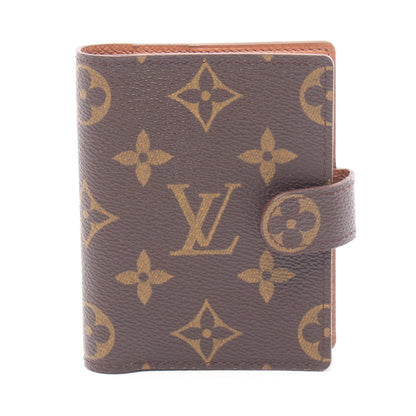 アジェンダ ミニ モノグラム 手帳カバー PVC ブラウン ルイヴィトン 財布・小物 LOUIS VUITTON