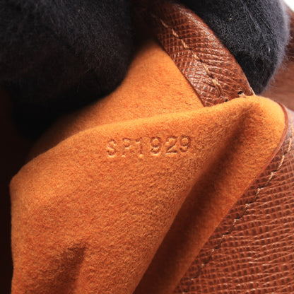 ミュゼットタンゴ ショートストラップ モノグラム ショルダーバッグ PVC レザー ブラウン ルイヴィトン