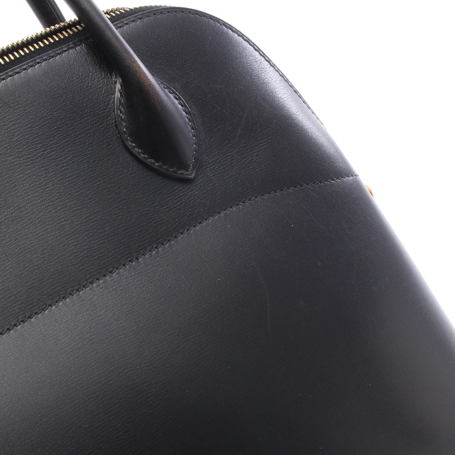 ボリード31 2WAY ハンドバッグ ボックスカーフ ブラック ゴールド金具 □F刻印 エルメス