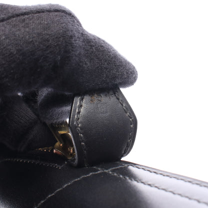 ボリード31 2WAY ハンドバッグ ボックスカーフ ブラック ゴールド金具 □F刻印 エルメス