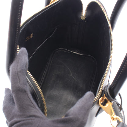 ボリード31 2WAY ハンドバッグ ボックスカーフ ブラック ゴールド金具 □F刻印 エルメス