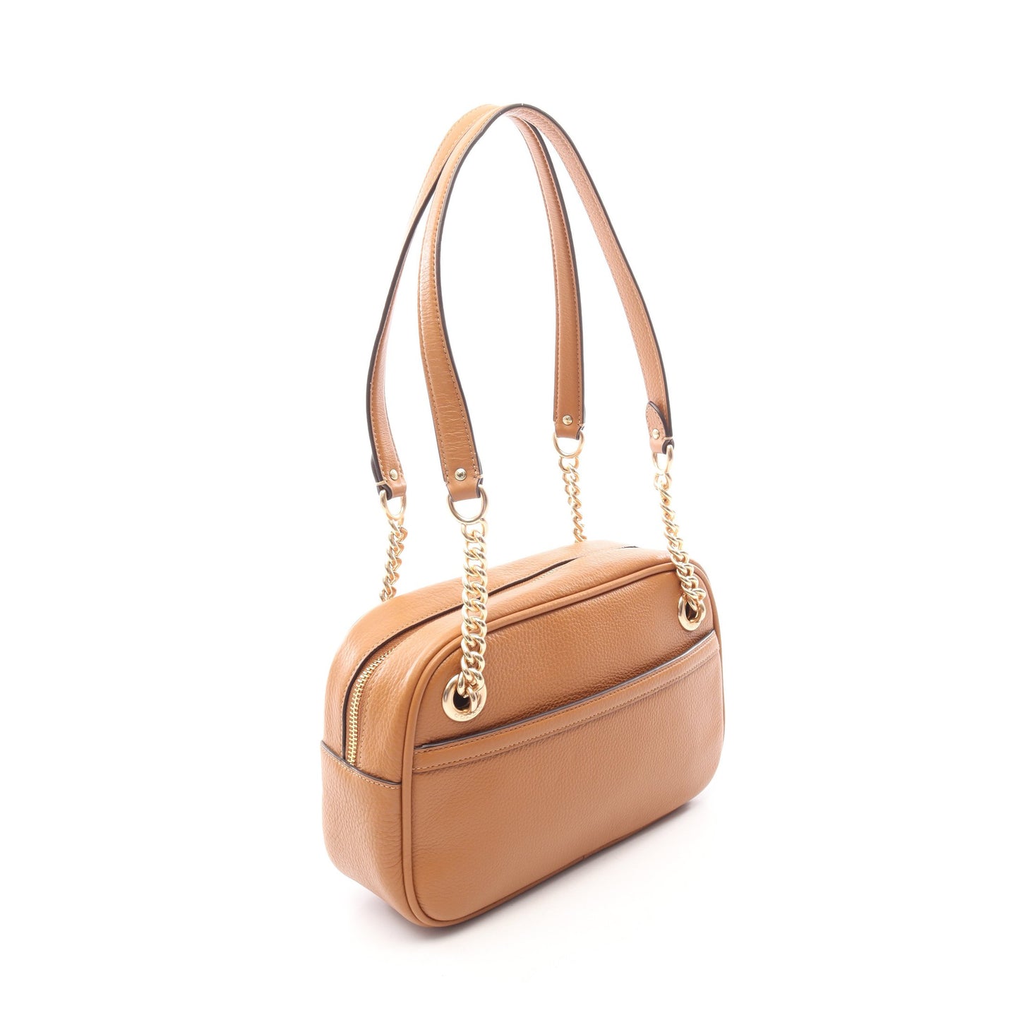 キャミー チェーンショルダーバッグ レザー ブラウン コーチ バッグ COACH