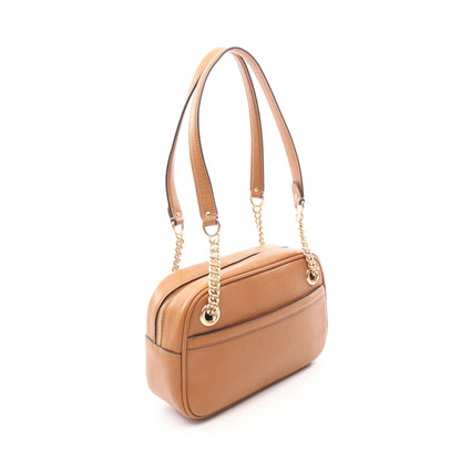キャミー チェーンショルダーバッグ レザー ブラウン コーチ バッグ COACH