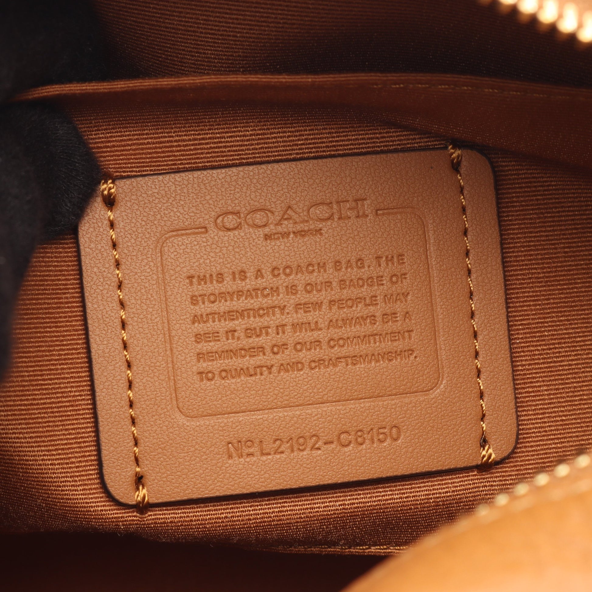 キャミー チェーンショルダーバッグ レザー ブラウン コーチ バッグ COACH