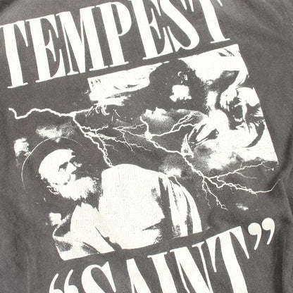 TEMPEST ヴィンテージ加工 長袖Tシャツ コットン グレー セント マイケル