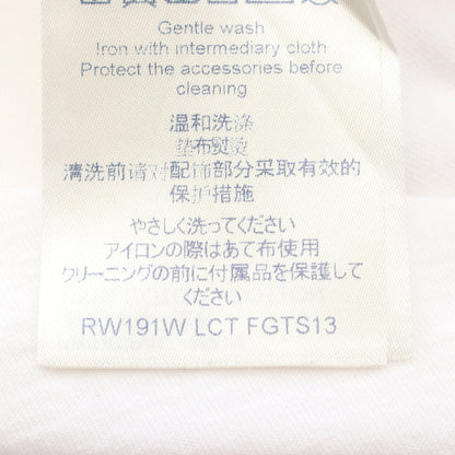 ネックチェーン ミラーロゴ 半袖Tシャツ コットン ホワイト ルイヴィトン