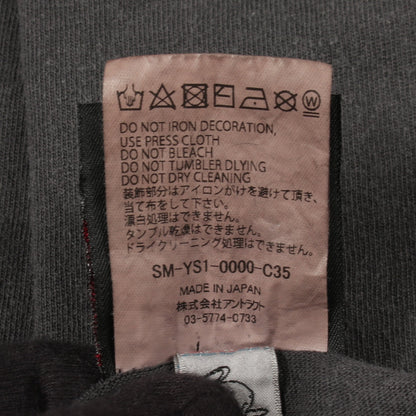 SAINT MICHAEL × Kosuke Kawamura NOTHNG IMP ヴィンテージ加工 長袖Tシャツ コットン グレー セント マイケル