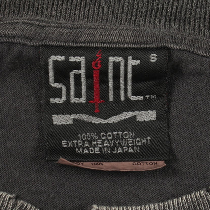 SAINT MICHAEL × Kosuke Kawamura NOTHNG IMP ヴィンテージ加工 長袖Tシャツ コットン グレー セント マイケル