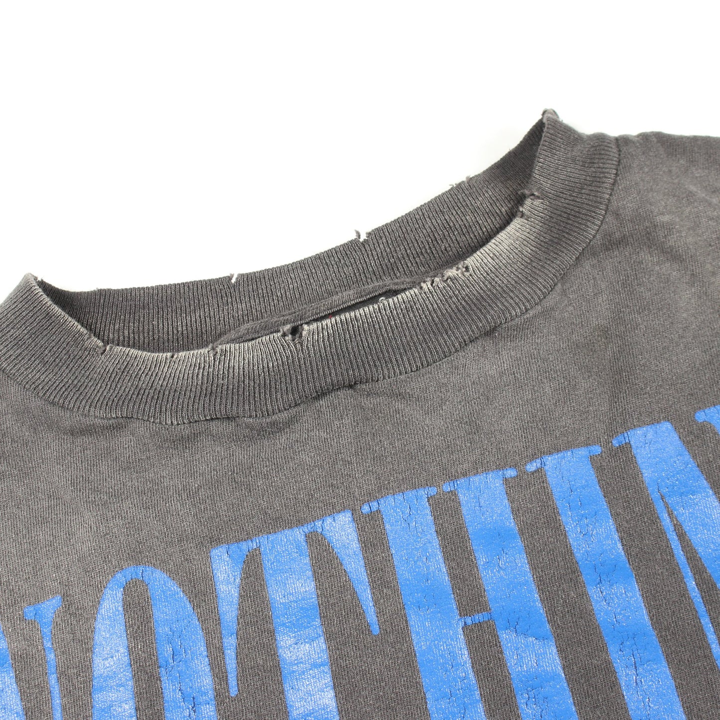 SAINT MICHAEL × Kosuke Kawamura NOTHNG IMP ヴィンテージ加工 長袖Tシャツ コットン グレー セント マイケル