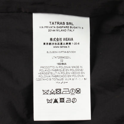 LAURA ラウラ MA-1 ブルゾン コットン ナイロン ブラック タトラス