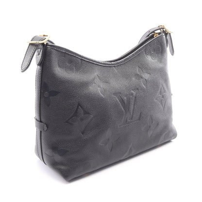 キャリーオール ジップ NM PM モノグラム アンプラント ノワール ショルダーバッグ レザー ブラック ルイヴィトン バッグ LOUIS VUITTON