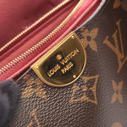 フランドリン モノグラム ネイビー モーヴ 2WAY ハンドバッグ PVC レザー ブラウン ネイビー ボルドー ルイヴィトン バッグ LOUIS VUITTON