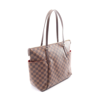 トータリーMM ダミエエベヌ ショルダーバッグ トートバッグ PVC レザー ブラウン ルイヴィトン バッグ LOUIS VUITTON