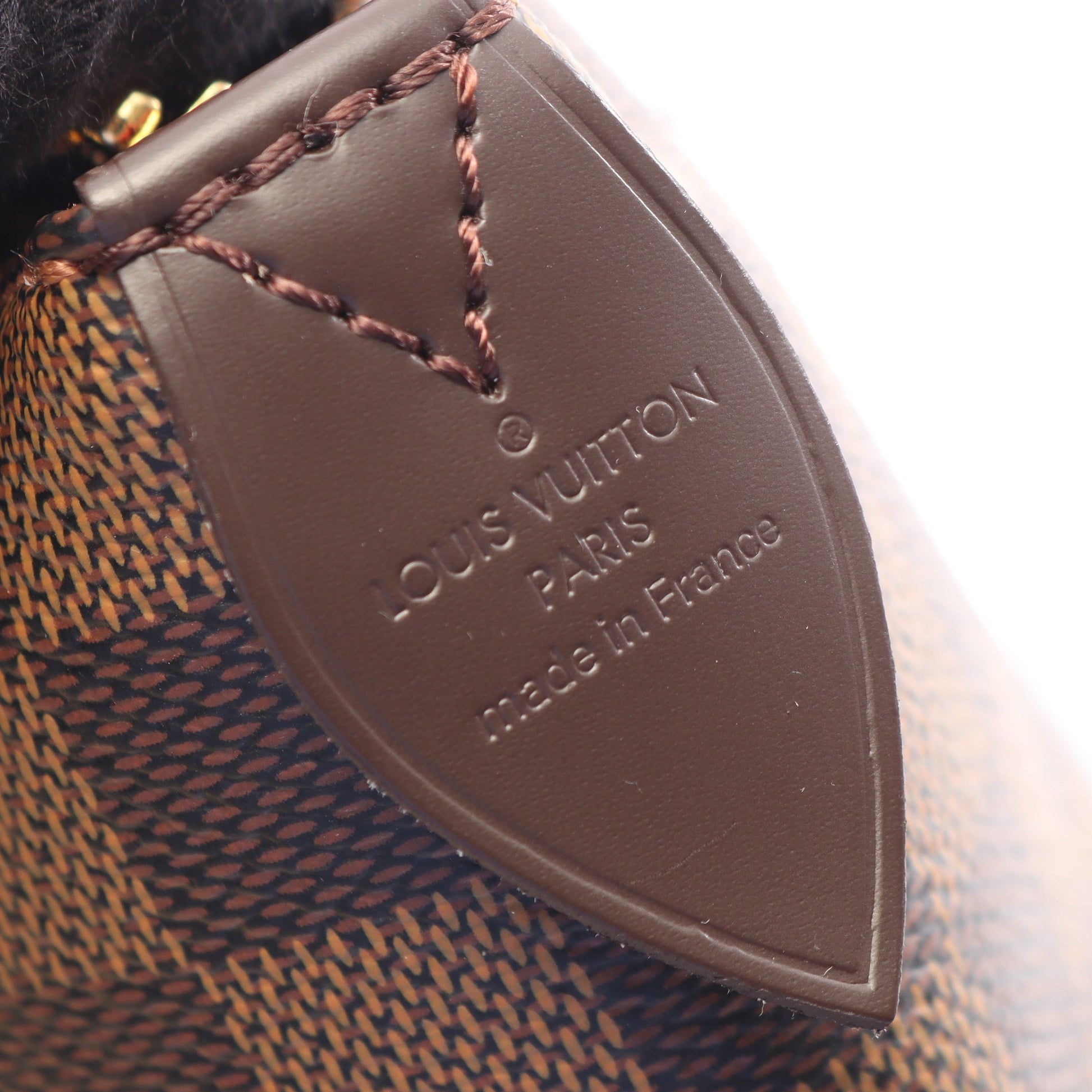 トータリーMM ダミエエベヌ ショルダーバッグ トートバッグ PVC レザー ブラウン ルイヴィトン バッグ LOUIS VUITTON