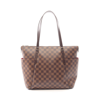 トータリーMM ダミエエベヌ ショルダーバッグ トートバッグ PVC レザー ブラウン ルイヴィトン バッグ LOUIS VUITTON