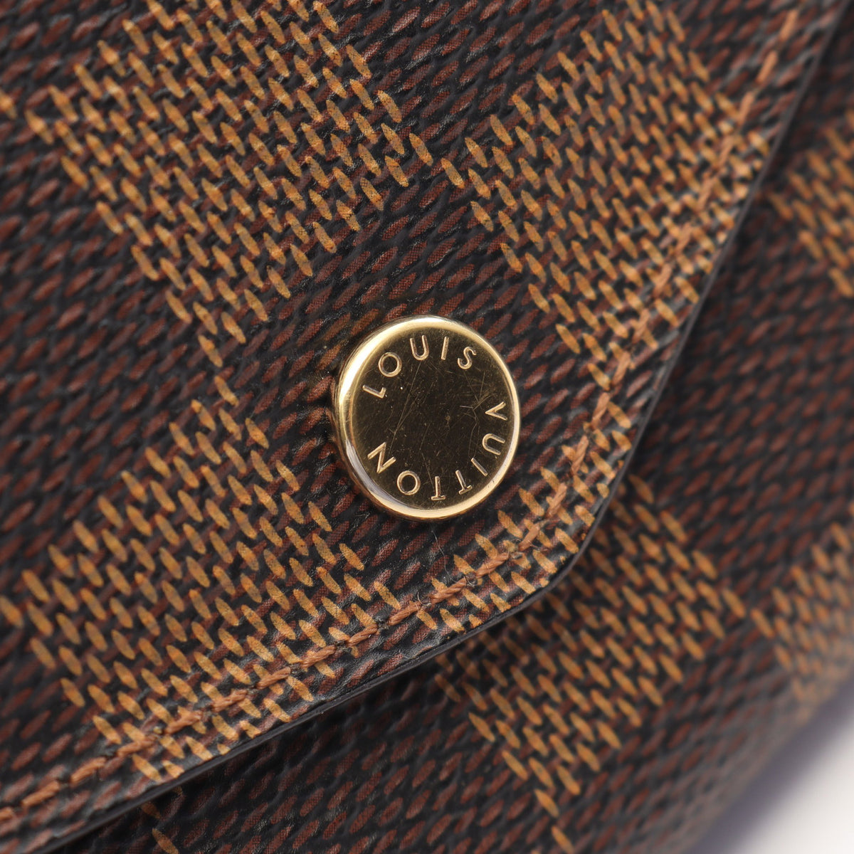 ポルトフォイユ サラ ダミエエベヌ 二つ折り長財布 PVC レザー ブラウン ルイヴィトン 財布・小物 LOUIS VUITTON