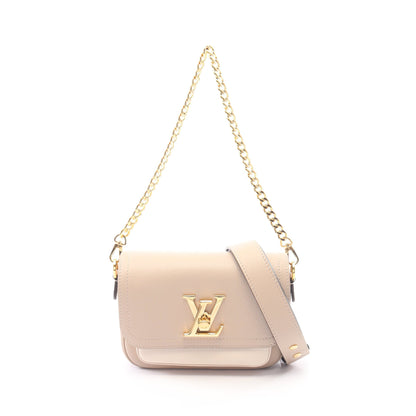 ロックミー テンダー グレージュ 2WAY チェーンハンドバッグ レザー ベージュ オフホワイト ルイヴィトン バッグ LOUIS VUITTON
