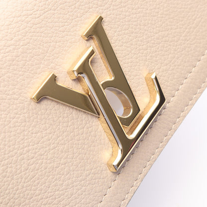 ロックミー テンダー グレージュ 2WAY チェーンハンドバッグ レザー ベージュ オフホワイト ルイヴィトン バッグ LOUIS VUITTON