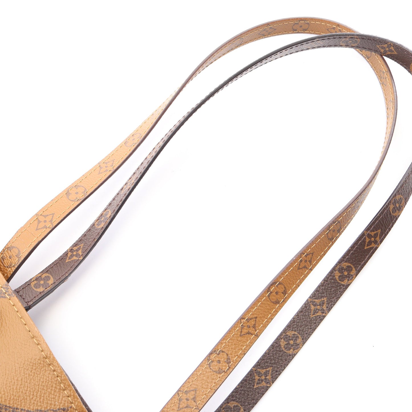 オンザゴーGM モノグラムジャイアント リバース 2WAY ショルダーバッグ トートバッグ PVC ブラウン ベージュ ルイヴィトン バッグ LOUIS VUITTON