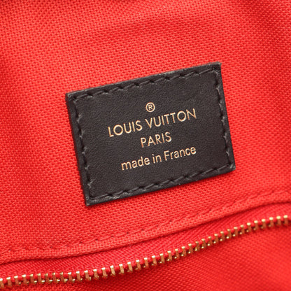 オンザゴーGM モノグラムジャイアント リバース 2WAY ショルダーバッグ トートバッグ PVC ブラウン ベージュ ルイヴィトン バッグ LOUIS VUITTON