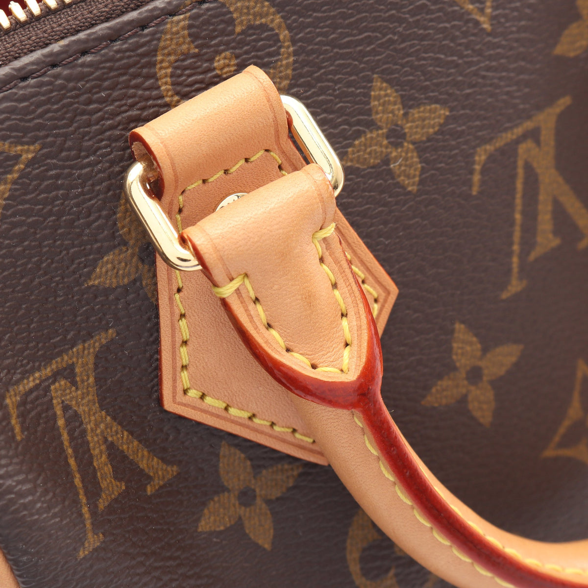 スピーディ バンドリエール 20 モノグラム 2WAY ハンドバッグ PVC レザー ブラウン ルイヴィトン バッグ LOUIS VUITTON