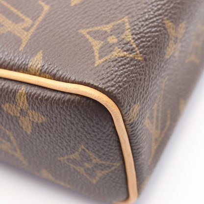レシタル モノグラム ハンドバッグ PVC レザー ブラウン ルイヴィトン バッグ LOUIS VUITTON