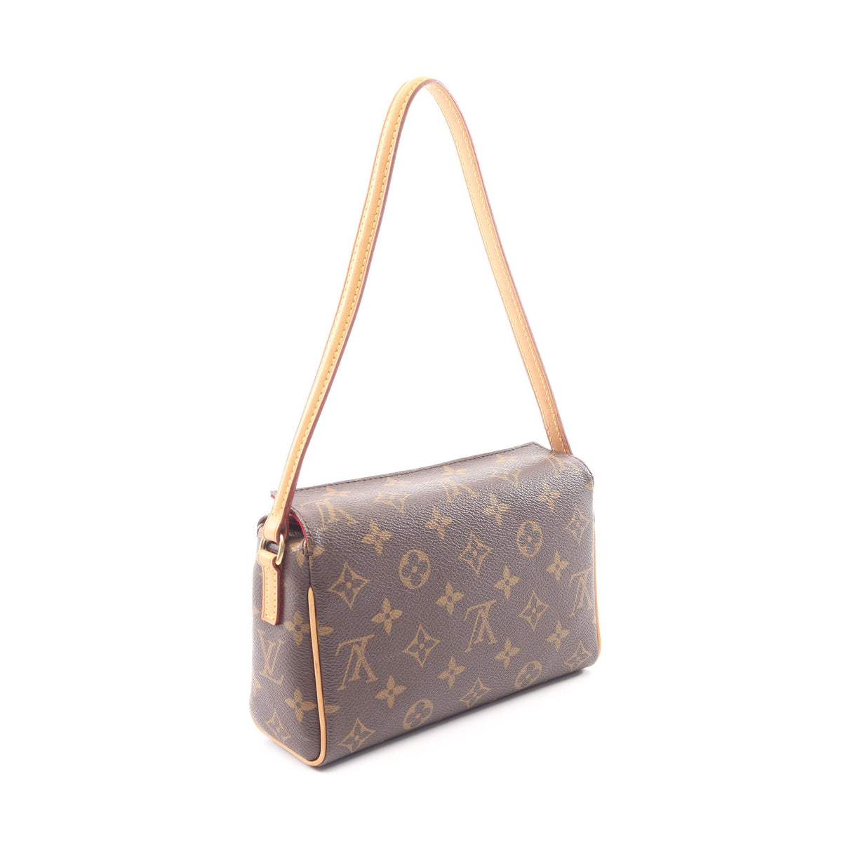 レシタル モノグラム ハンドバッグ PVC レザー ブラウン ルイヴィトン バッグ LOUIS VUITTON