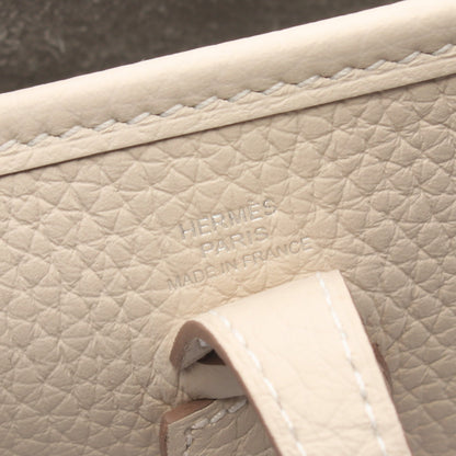 エヴリンTPM アマゾン クレーム ショルダーバッグ トリヨンクレマンス アイボリー シルバー金具 G刻印 エルメス バッグ HERMES