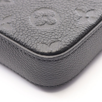 ポシェット フェリシー モノグラムアンプラント ノワール チェーンウォレット レザー ブラック ルイヴィトン バッグ LOUIS VUITTON
