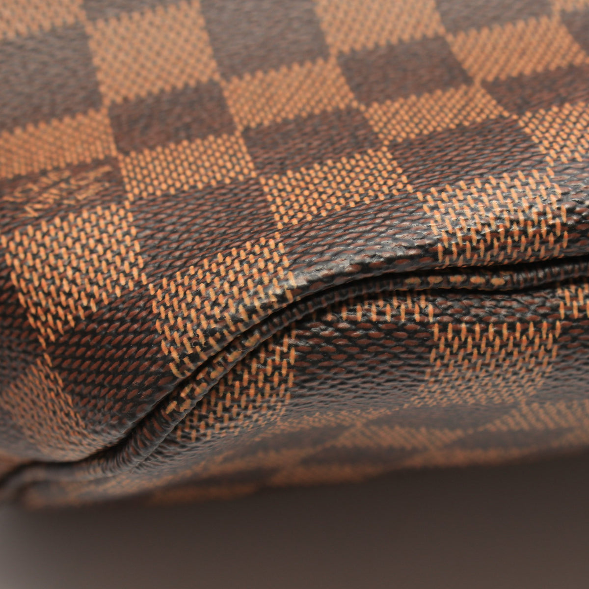 ネヴァーフルMM ダミエエベヌ ショルダーバッグ トートバッグ PVC レザー ブラウン ルイヴィトン バッグ LOUIS VUITTON