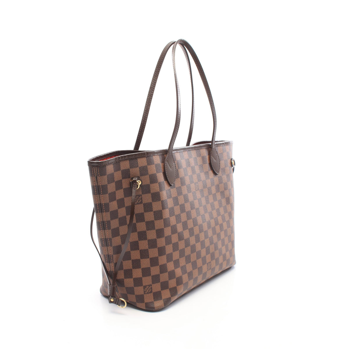 ネヴァーフルMM ダミエエベヌ ショルダーバッグ トートバッグ PVC レザー ブラウン ルイヴィトン バッグ LOUIS VUITTON