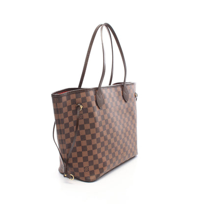 ネヴァーフルMM ダミエエベヌ ショルダーバッグ トートバッグ PVC レザー ブラウン ルイヴィトン バッグ LOUIS VUITTON
