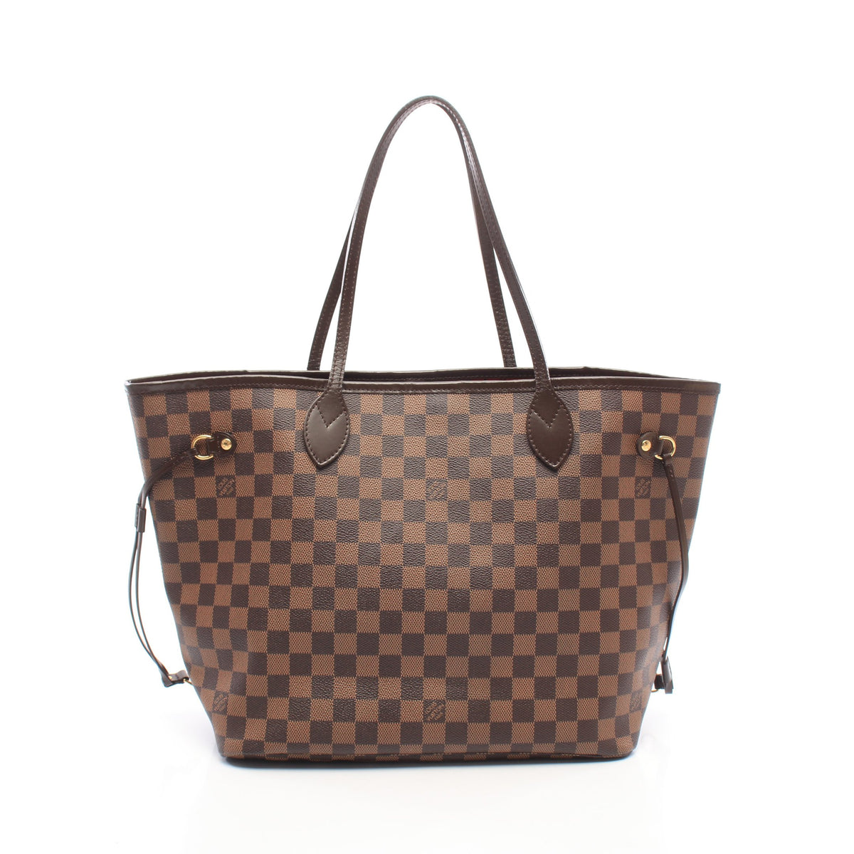 ネヴァーフルMM ダミエエベヌ ショルダーバッグ トートバッグ PVC レザー ブラウン ルイヴィトン バッグ LOUIS VUITTON