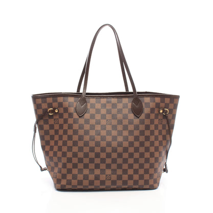 ネヴァーフルMM ダミエエベヌ ショルダーバッグ トートバッグ PVC レザー ブラウン ルイヴィトン バッグ LOUIS VUITTON